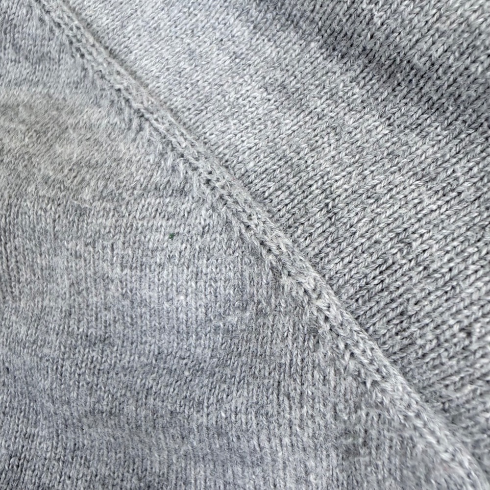 Jos. A. Bank Signature Collection Mens L Gray Pima Cotton Quarter Zip Sweater - Picture 12 of 13
